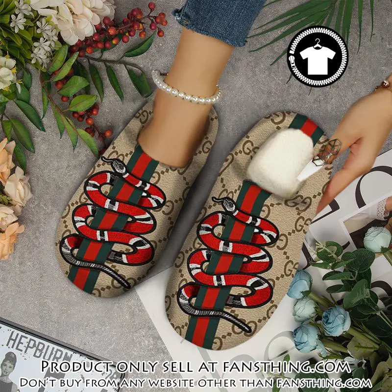 Gucci fleece slippers luxury inhouse slippers ihs1012 fst0316211